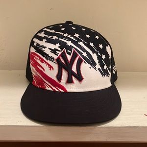 New York Yankee 4th of July Hat